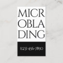 Search for eyebrow business cards Microblading