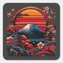Search for vintage japanese stickers Mount fuji