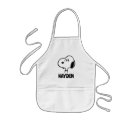 Search for pet kids aprons Charles m schulz
