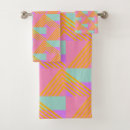 Search for turquoise and orange bath towels Bright