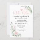 Search for feminine wedding invitations Pink