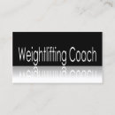 Search for weightlifting business cards Trainer