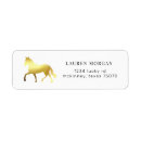 Search for foil return address labels Faux gold foil