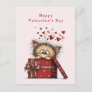 Search for funny cartoon valentines day cards Kitten