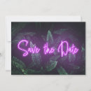 Search for neon save the dates Tropical