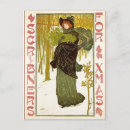 Search for vintage art nouveau postcards Illustration