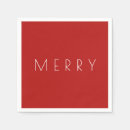 Search for red and white christmas napkins Modern