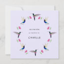 Search for hummingbird invitations Purple