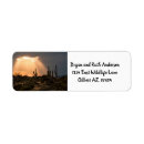 Search for saguaro cactus return address labels Landscape