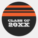 Search for orange black graduation stickers Modern