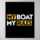 Search for my rules posters Boat lover