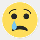 Search for sad face stickers Tear