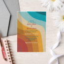 Search for waves wedding invitations Typography