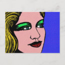 Search for popart postcards Woman