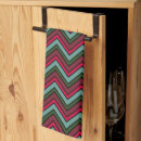 Search for chevron zigzag pattern tea towels Green