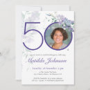 Search for purple 50th birthday invitations Milestone