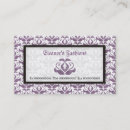 Search for lilac business cards Fashion