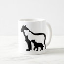 Search for black lion mugs Black and white