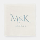 Search for monogrammed beverage napkins For her