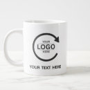 Search for round logo mugs Black and white