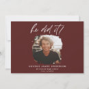 Search for burgundy graduation invitations College