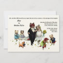 Search for cat bride and groom invitations Cats