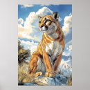 Search for roaring lion posters Big cat