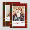 Search for red plaid christmas cards Minimalist
