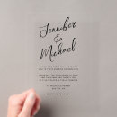 Search for letter wedding invitations Minimalist