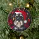 Search for miniature schnauzer dog christmas tree decorations Funny