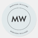 Search for round monogram stickers Masculine
