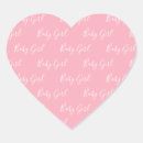 Search for heart envelope seals Girl baby shower