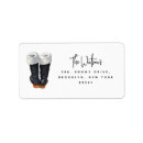 Search for santa labels Watercolor