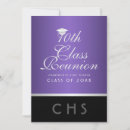 Search for purple black silver invitations Modern