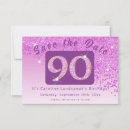 Search for 90th birthday save the dates For her