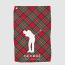 Search for tartan golf towels Rustic