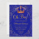 Search for royal blue gold baby shower invitations Floral