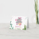 Search for hippo thank you cards Cute
