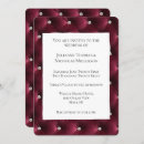 Search for deep red wedding invitations Elegant