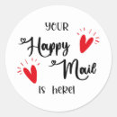 Search for snail mail stickers Happy
