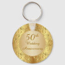 Search for 50th wedding key rings Floral