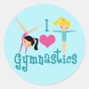 Search for gymnastic stickers Gymnastics girl