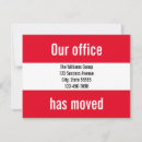 Search for business moving announcement cards We have moved