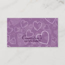Search for heart business cards Design