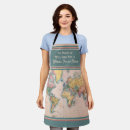 Search for world map aprons Wanderlust