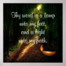 Search for thy word is a lamp posters Psalm