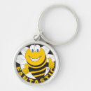 Search for bee rounded key rings Yellow