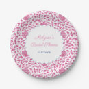 Search for wedding shower paper plates Girly