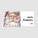 Search for santa name tags Vintage