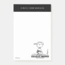 Search for charlie brown post it notes Charles schulz
